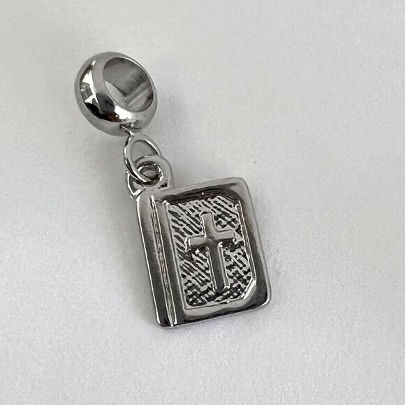 Bible Cross Faith Charm Set for Charm Bracelet or Necklace - Picture 3 of 8